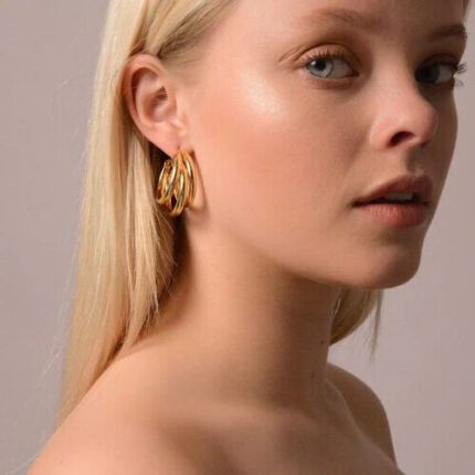 Margot Bardot - jessica oorbellen goud