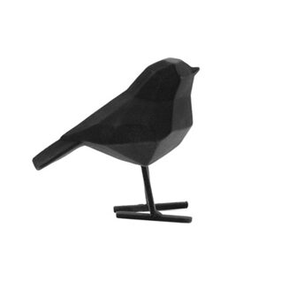 Present Time - origami vogel beeld zwart fluweel