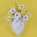 Seletti- love in bloom hart vaas wit